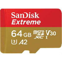 SanDisk Extreme microSDXC 64 GB geheugenkaart
