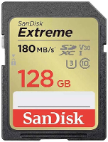 SanDisk Extreme PLUS SDXC kaart 128 GB UHS I Schokbestendig, Waterdicht