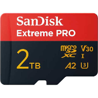 SanDisk Extreme PRO 2 TB microSDXC geheugenkaart