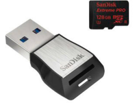 Sandisk Extreme Proâ® 128 Gb Microsdhc Kaart Class 10, Uhs Ii, Uhs Class 3 Incl. Usb Kaartlezer