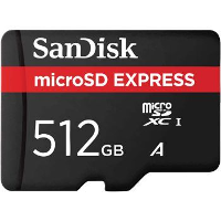 SanDisk microSD Express 512 GB geheugenkaart