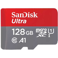 SanDisk Ultra microSDXC 128 GB geheugenkaart