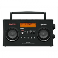Sangean DPR 26 BT Transistorradio DAB+, VHF (FM) AUX, Bluetooth Acculaadfunctie Zwart