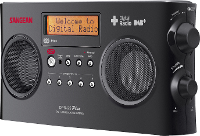 Sangean DPR 25 DAB+ zwart