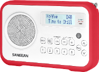 Sangean Dpr 67 Dab Radio Wit Rood
