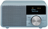 Sangean Genuine Mini DDR 7 DAB+ Tafelradio AUX, Bluetooth, FM Turquoise