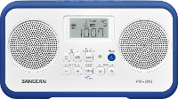 Sangean Pr D19 Draagbaar Digitaal Blauw, Wit Radio