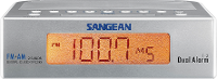 Sangean RCR 5 wit zilver Wekkerradio