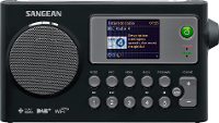 Sangean WFR 27 C Internet Transistorradio DAB+, Internetradio, FM Accu laadfunctie Zwart