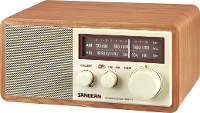 Sangean Wr 11. Tafelmodel Retro Radio. Walnoot