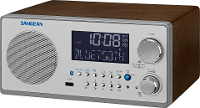 Sangean Wr 22 Fm Tafelradio Aux, Bluetooth, Middengolf, Fm Walnoot