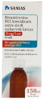 Sanias Broomhexine HCl Hoestdrank Extra Sterk Suikervrij 8mg/5ml