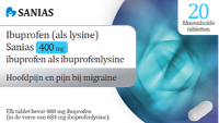 Sanias Ibuprofen (als Lysine) Sanias 400mg Tabletten