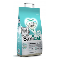 Sanicat Clumping White kattenbakvulling geurloos 10 liter
