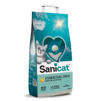Sanicat Essential Oils Ultra Clumping geurloze kattenbakvulling 10 kg