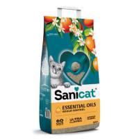 Sanicat Essential Oils Ultra Clumping Orange Floral kattenbakvulling 10 kg
