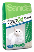 Sanicat Extra Groen Kattenbakvulling 32 Liter.