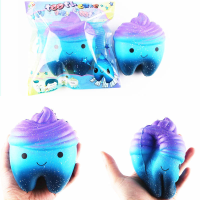 Sanqi Elan 11.8Cm Star Leuke Tanden Cake Soft Squishy Super Slow Rising Originele verpakking Kid Toy