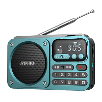 SANSUI F22 Multimedia Radio Draadloze bluetooth Speaker Digitale Weergave HiFi Kaart Muziek Luidspreker FM Radio's Onder