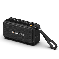 SANSUI F30 Draagbare Draadloze Bluetooth Spreker Dubbele 52mm Sprekers Bas Diafragma RGB Licht 34H Afspeeltijd Hands fre