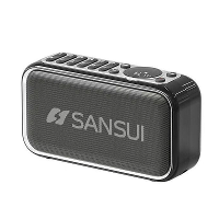 SANSUI F35 Draadloze Bluetooth luidspreker Bass Diaphragm HiFi Geluid Handsfree bellen 2400mAh Ondersteuning TF kaart US