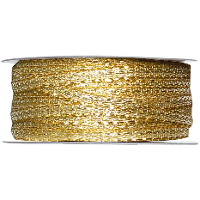 1X Hobby/decoratie metallic gouden sierlinten 3 mm x 25 meter