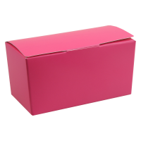 Cadeaudoosje/bonbondoosje   12 x 6 cm   Bruiloft bedankje   25x stuks   fuchsia/roze   250 gram