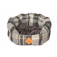 Santorini hondenmand geruit rond 55 cm