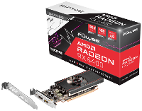 Sapphire AMD Radeon RX 6400 Videokaart Gaming Pulse 4 GB GDDR6 RAM PCIe HDMI, DisplayPort Low Profile, AMD FreeSync