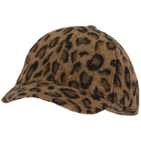 Baseball pet/cap Leopard   luipaardprint/panterprint   bruin   volwassenen