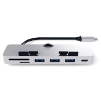 Satechi Clamp Hub Pro USB combi hub Zilver