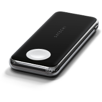 Satechi Quatro Wireless powerbank 10000 mAh Qi Wireless Charging USB A, USB C Zwart