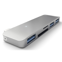 Satechi ST TCUHM USB combi hub Space grijs