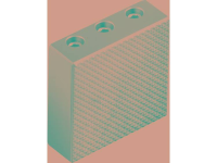 Sauter AD 0020 Bekken met pyramidengrip, 15Ã15 mm (4 stuks)
