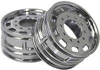 ScaleDrive 1:14 Truck Velgen ABS kunststof Euro Optik Chroom 1 paar