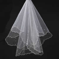 Scallop Pearl Yarn 1.5 Meters Popular Bridal Veil