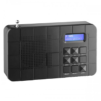 Scansonic: DA 18 FM/DAB portable radio   Zwart