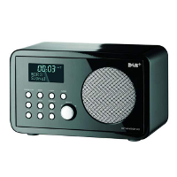 Scansonic: DA200 FM/DAB tafelradio   Zwart