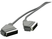 SpeaKa Professional SCART TV, receiver Aansluitkabel [1x SCART stekker   1x SCART stekker] 1.20 M Zwart