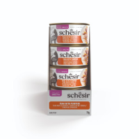 Schesir Complements tonijn met pompoen (in bouillon) natvoer kat (blikjes) 1 tray (12 x 70 g)