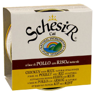 Schesir Kat Kip/rijst Kattenvoer 85 Gr