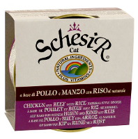 Schesir Kat Kip/rund/rijst Kattenvoer 85 Gr