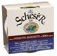 Schesir Kat Tonijn/ansjovis/rijst Kattenvoer #95;_85 Gr