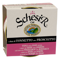 Schesir Kat Tonijn/ham Kattenvoer 85 Gr