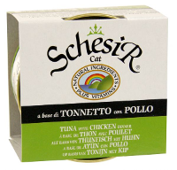 Schesir Kat Tonijn/kip Kattenvoer 85 Gr