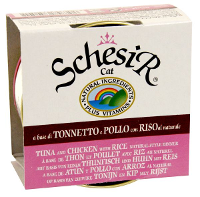 Schesir Kat Tonijn/kip/rijst Kattenvoer 85 Gr