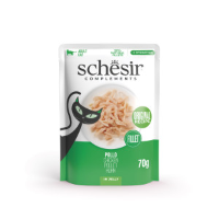 Schesir kip (jelly) natvoer kat (zakjes) 4 dozen (48 x 70 g)
