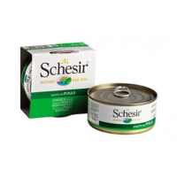 Schesir kipfilet met aloë (jelly) nat hondenvoer (blikjes) 4 trays (40 x 150 g)