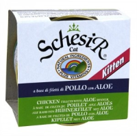Schesir Kitten Kipfilet met Aloe per blik (OP is OP)