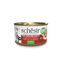 Schesir tonijn met zeebarbeel (jelly) natvoer kat (blikjes) 1 tray (12 x 70 g)